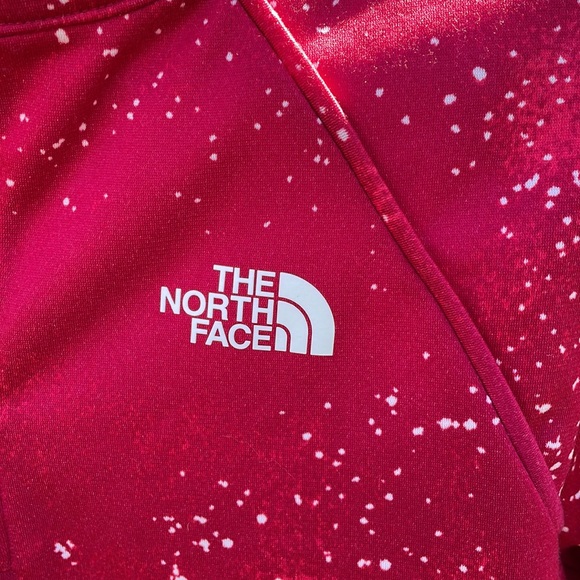 The North Face pink galaxy splatter quarter zip M - Picture 2 of 10